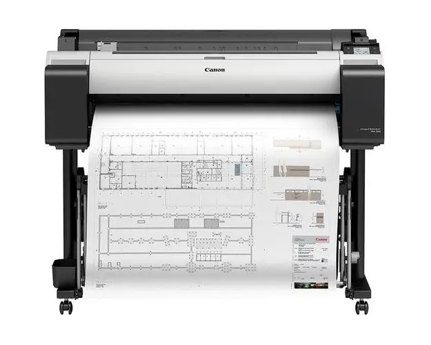 Plotter Inkjet Canon imagePROGRAF TM-350, A0, Color, 36inch, USB, Retea, Wireless (Negru)