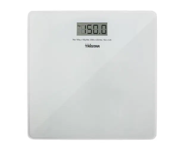 Cantar de baie Tristar WG-2419, 150kg, acuratete 100g, (Alb)