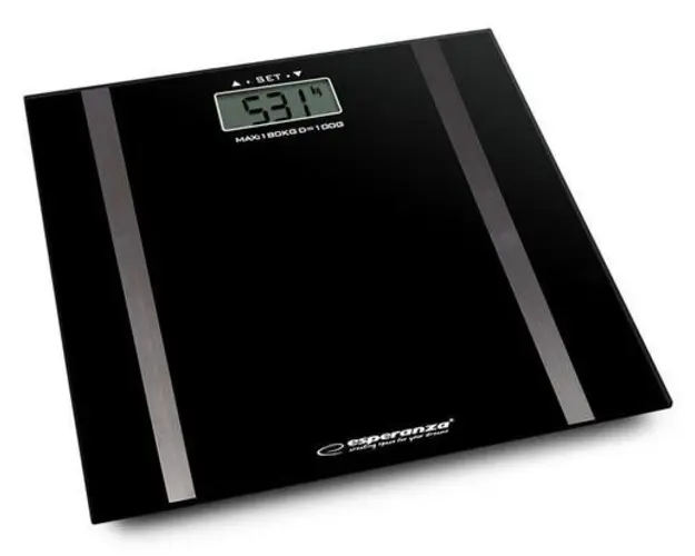 Cantar Digital Esperanza EBS018K, 180 Kg (Negru)