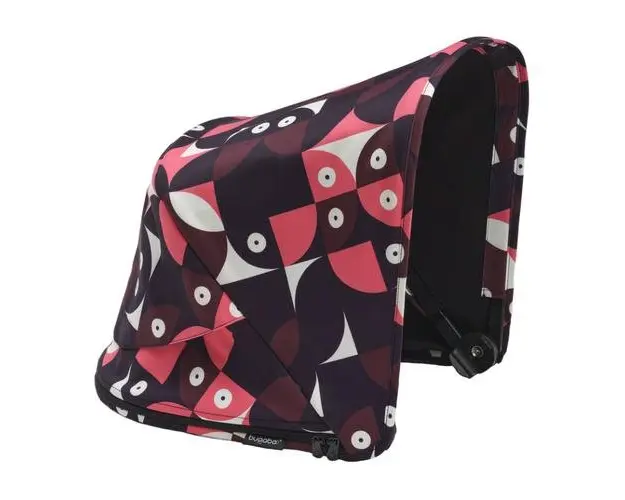 Capotina carucior Bugaboo Fox 3 Lynx Animal Explorer Pink Red