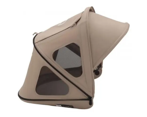 Capotina cu extensie plasa insecte Bugaboo Dragonfly Dune Taupe