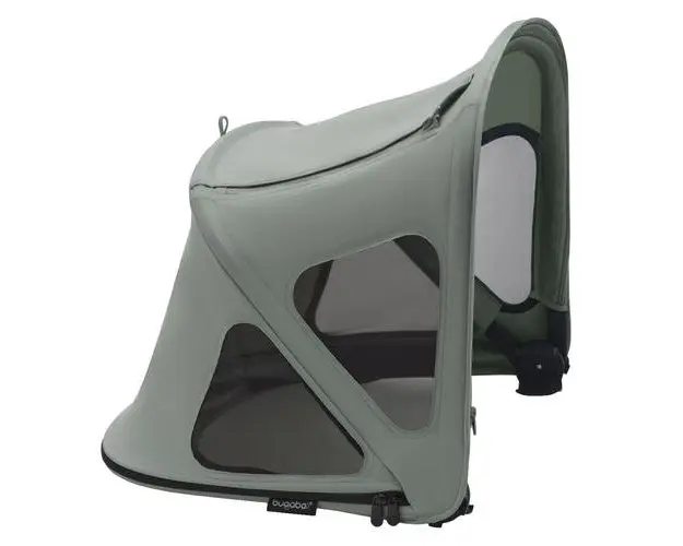 Capotina cu extensie plasa insecte Bugaboo Fox 5 Fox Cub Lynx Pine Green