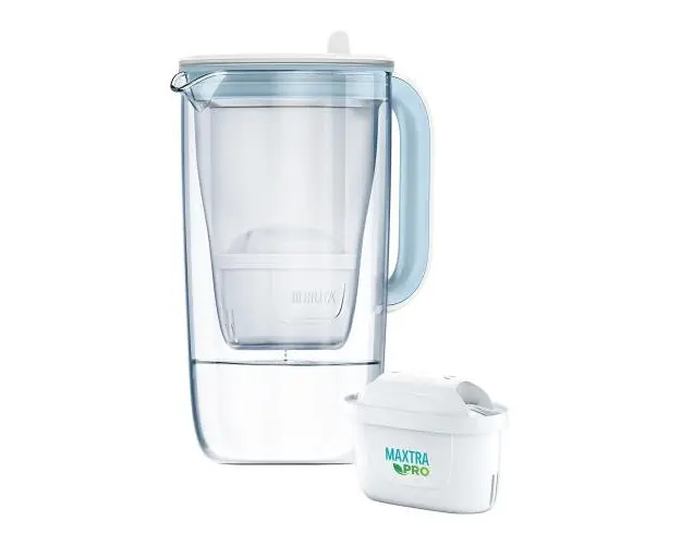Carafa filtranta sticla BRITA One Maxtra PRO, 2.5 L (Albastru)