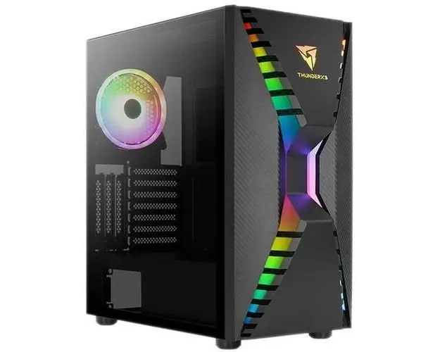 Carcasa Aerocool Cronus V1, Middle Tower, Tempered glass (Negru)