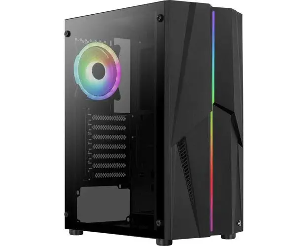 Carcasa Aerocool Mecha, Mid Tower (Negru)