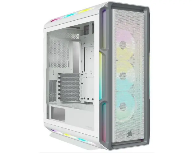 Carcasa Corsair 5000T RGB, MidTower, Tempered Glass (Alb)