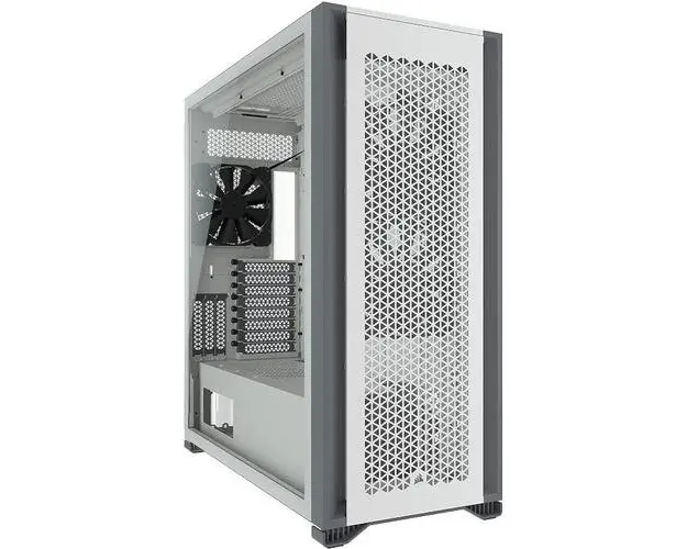 Carcasa Corsair 7000D AIRFLOW, Full Tower, Tempered glass (Alb) 