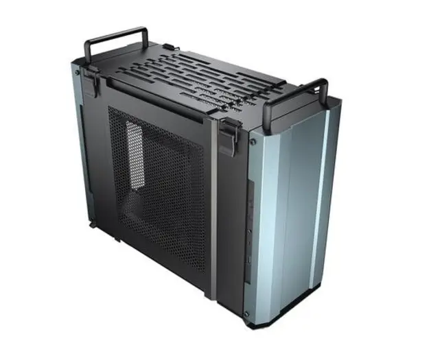 Carcasa Cougar Dust 2, Mini Tower (Negru/Albastru)