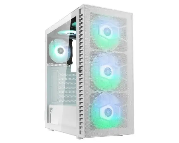 Carcasa Kolink Observatory HF Mesh ARGB White, Middle Tower, Tempered glass (Alb)