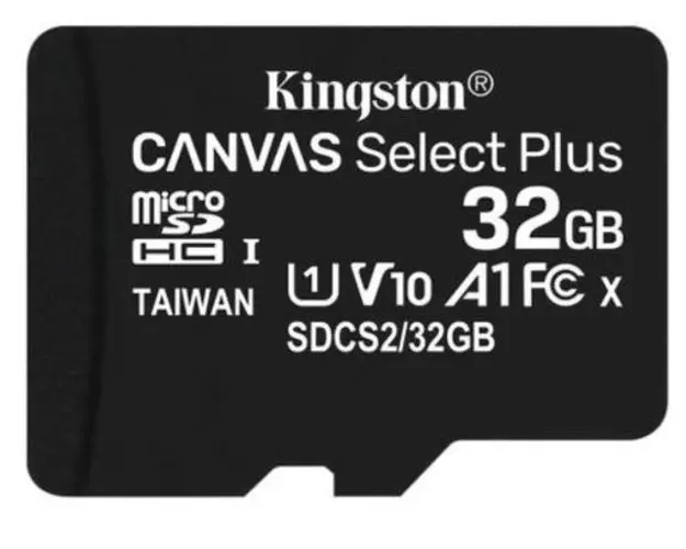 Card de memorie MicroSD Kingston Canvas Select Plus, 32GB, UHS-I, Class 10 + Adaptor SD