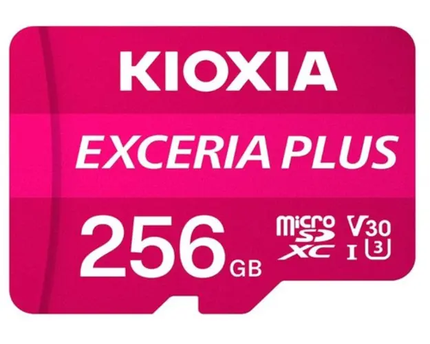 Card de memorie microSDXC Kioxia Exceria Plus (M303) 256GB,UHS I U3+ adaptor, LMPL1M256GG2