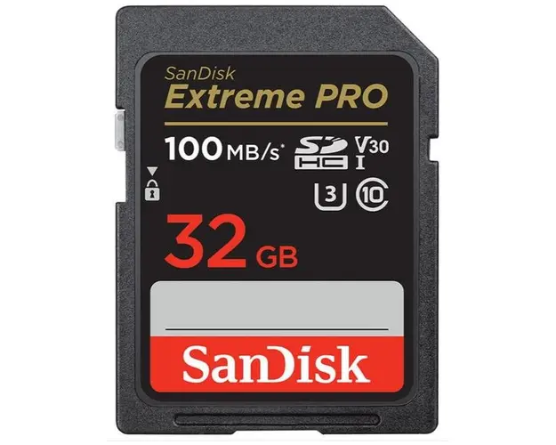 Card de memorie SanDisk Extreme Pro SDHC, 32GB, UHS-I U3, Clasa 10, V30 