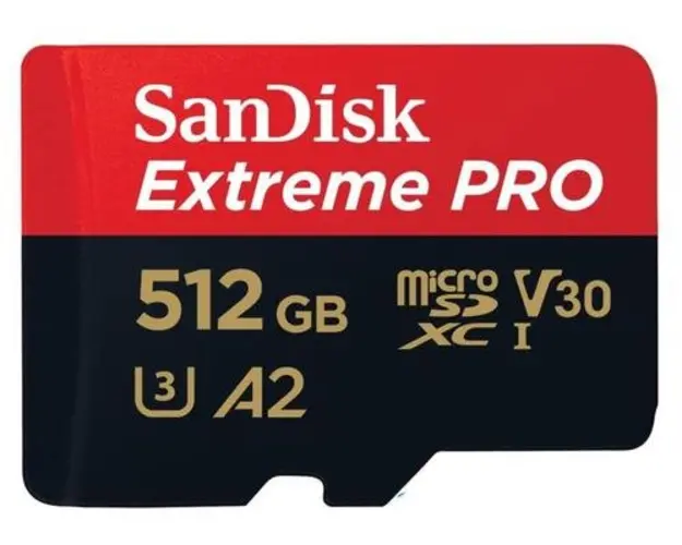Card de memorie SanDisk Extreme PRO microSDXC SDSQXCD-512G-GN6MA, 512GB, A2, UHS-I U3, V30 + Adaptor SD