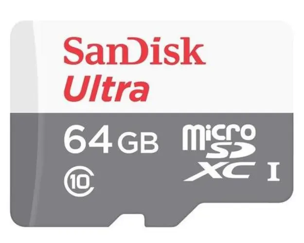 Card de memorie SanDisk Ultra Line microSDXC, 64GB, Clasa 10 + Adaptor SD