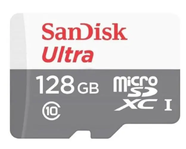 Card de memorie SanDisk Ultra microSDXC SDSQUNR-128G-GN3MA, 128GB, UHS-I, Clasa10 + Adaptor SD