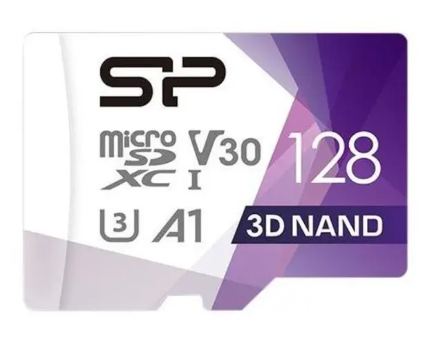 Card de memorie Silicon Power Superior Pro microSDXC, 128GB, Clasa 10, UHS-I, U3, V30, Adaptor microSD