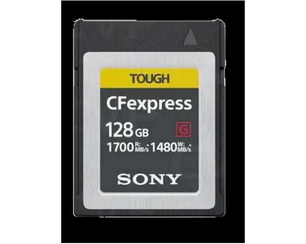 Card de memorie Sony CFExpress, 128 GB, Tip B, Seria CEB-G 