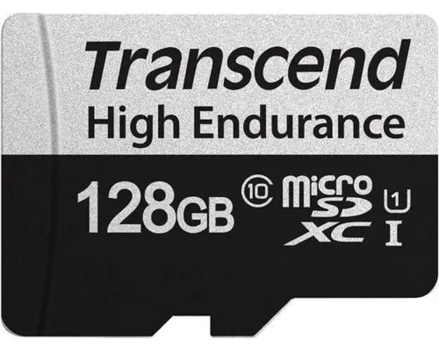 Card de memorie Transcend 350V, 128GB, microSDXC, Clasa 10, UHS-I U1
