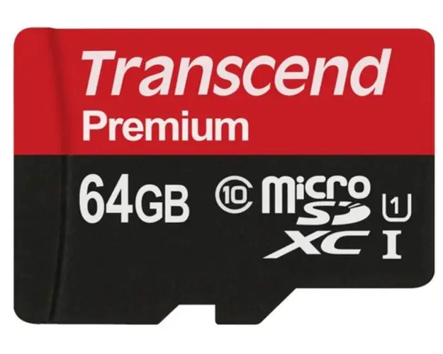 Card de memorie Transcend microSDXC, 64GB, Clasa 10, UHS-I + Adaptor