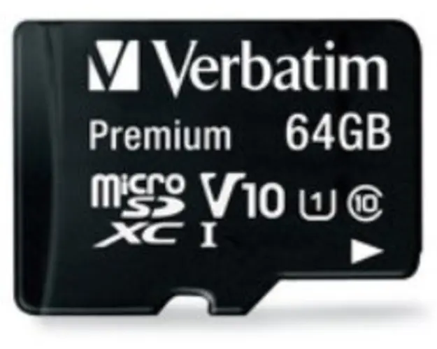 Card de memorie Verbatim, microSDXC, 64 GB, Clasa 10 + Adaptor SD