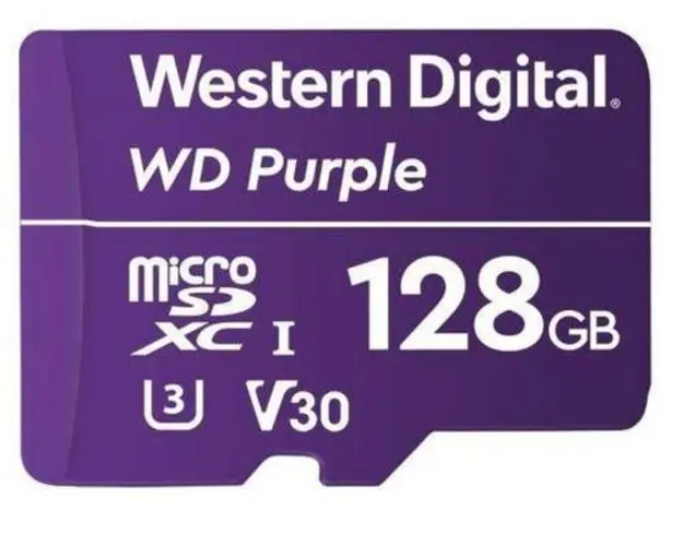 Card de memorie Western Digital WDD128G1P0C Purple Ultra Endurance, MicroSDXC 128GB