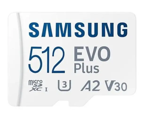 Card memorie Samsung MB-MC512KA/EU EVO Plus (2021), Micro-SDXC, 512GB, UHS-I + Adaptor SD