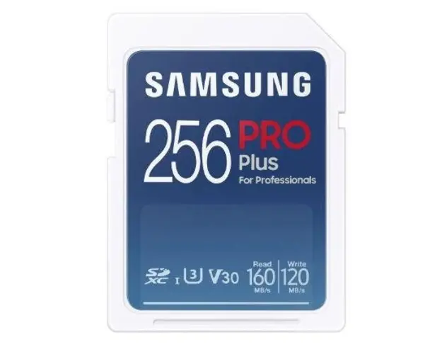 Card de memorie Samsung PRO Plus MB-SD256K/EU, SDXC, 256GB, UHS-I U3, V30, Clasa 10