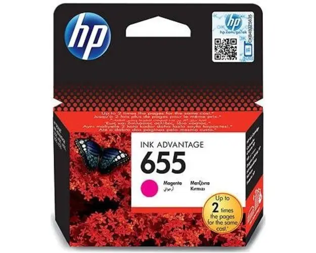 Cartus cerneala HP 655, acoperire 600 pagini (Magenta)
