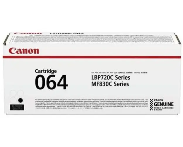 Toner Canon CRG-064BK, acoperire 6000 pagini (Negru)
