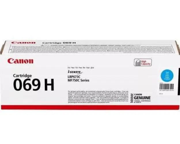 Toner Canon CRG069HC, acoperire 5500 pagini (Cyan)