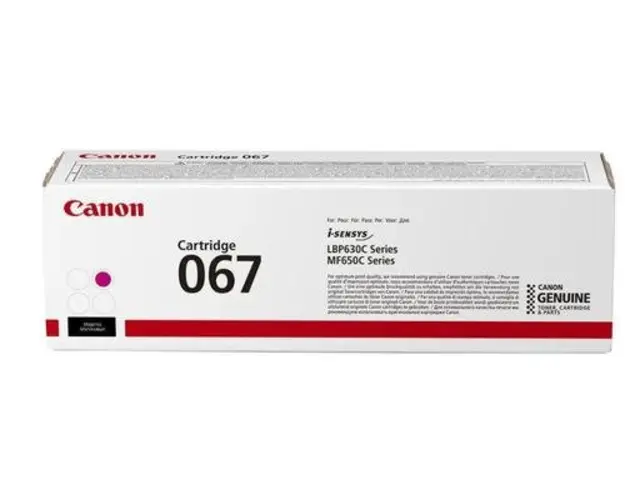 Toner Canon CRG-067M, acoperire 1200 pagini (Magenta)