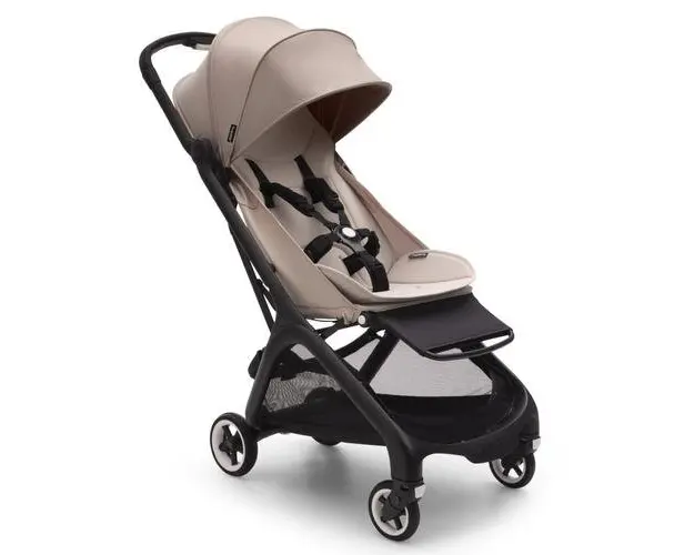 Carucior Bugaboo Butterfly Black Desert Taupe, 0 - 4 ani, 0 - 22kg, pliabil