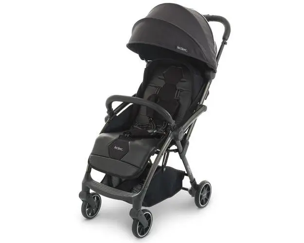 Carucior Leclerc Hexagon Carbon Black, 6 luni-5 ani (Negru)