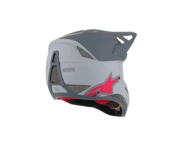 Casca protectie Alpinestars Missile Tech Racer Helmet Matt, marimea M (Gri)