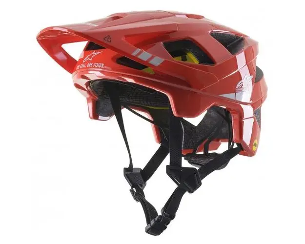 Casca Alpinestars Vector Tech A2 Red / Gray Glossy L