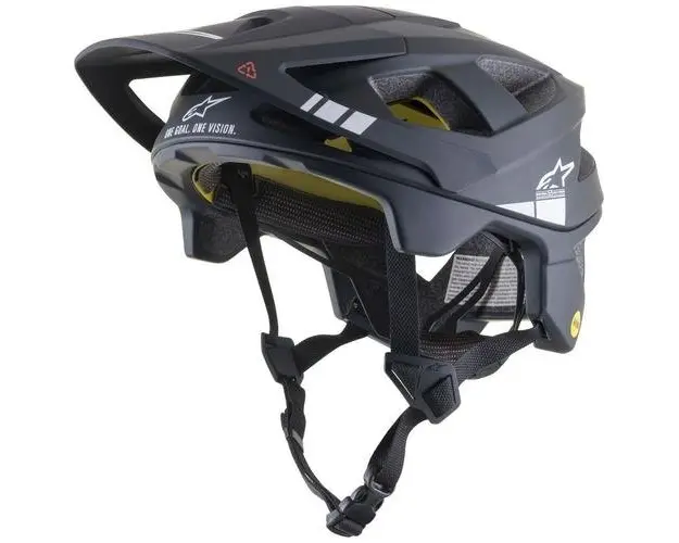 Casca Alpinestars Vector Tech A1 Negru Lucios/Gri Mat S (51-55 cm)