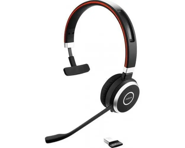 Casca Call Center Jabra Evolve 65 SE MS Mono, Bluetooth (Negru)
