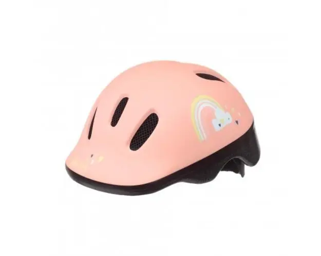 Casca Ciclism Copii Polisport Happy Rainbow - 44-48 cm, XXS, Roz