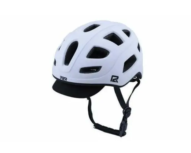 Casca Ciclism P2R PROTOWN, 58-62 cm, L-XL, pentru biciclete si vehicule electrice, Alb