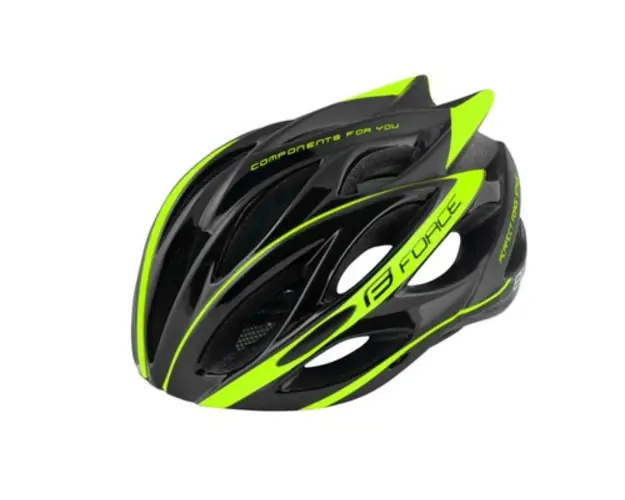 Casca Force Bull Negru/Galben fluo L/XL