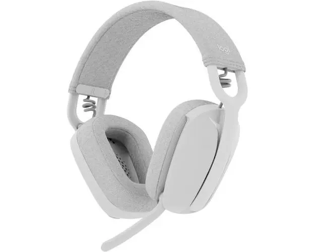 Casca Office/Call Center Logitech Zone Vibe 100, Microfon, Bluetooth 5.2, Noise-canceling (Alb) 