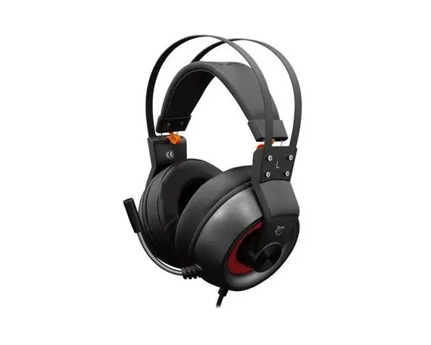 Casti Gaming White Shark GH-1949 CARACAL, Microfon, LED, USB (Negru)