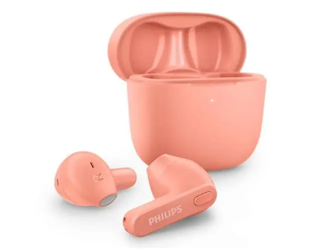 Casti True Wireless Philips TAT2236PK/00, Bluetooth 5.0, Microfon, Waterproof IPX4 (Roz)
