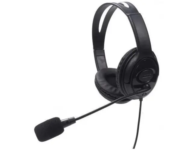 Casti Stereo Tellur Basic PCH2, Microfon, control fir, USB (Negru)