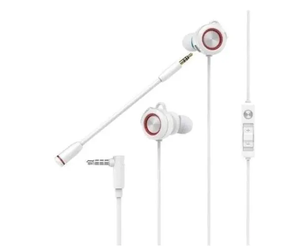 Casti Gaming Edifier GM3-SE-W, microfon (Alb)