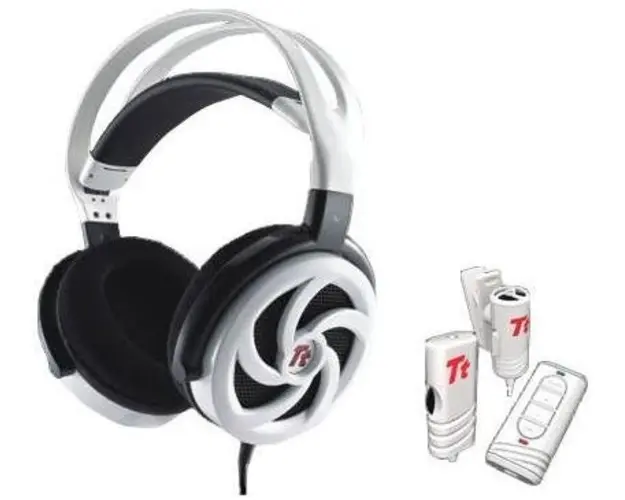 Casti Thermaltake eSPORTS Shock Spin HD (Albe)