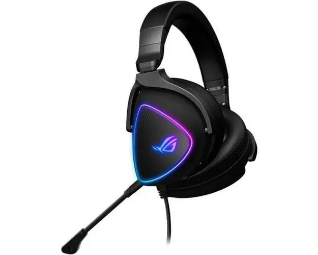 Casti Gaming ASUS ROG Delta S RGB, USB, Noise Cancelling, sunet 7.1 (Negru)