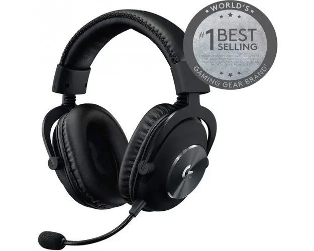 Casti Gaming Logitech G PRO X, functie BLUE VO!CE, Microfon (Negru)