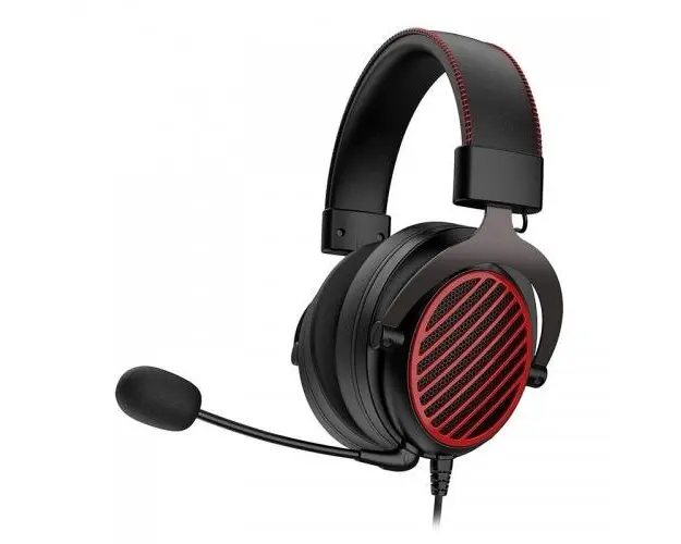 Casti Gaming cu Mirofon Redragon Luna, Jack 3.5mm (Negru/Rosu)