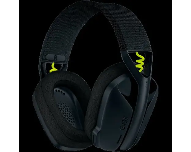 Casti Gaming Wireless LOGITECH G435 LIGHTSPEED, Bluetooth (Negru)